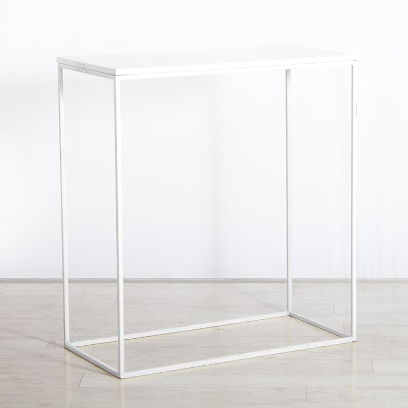 Box Frame High Table White 460 x 920 x 1020 (h)
