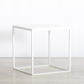 Box Frame Medium Table White 460 x 700 x 720 (h)