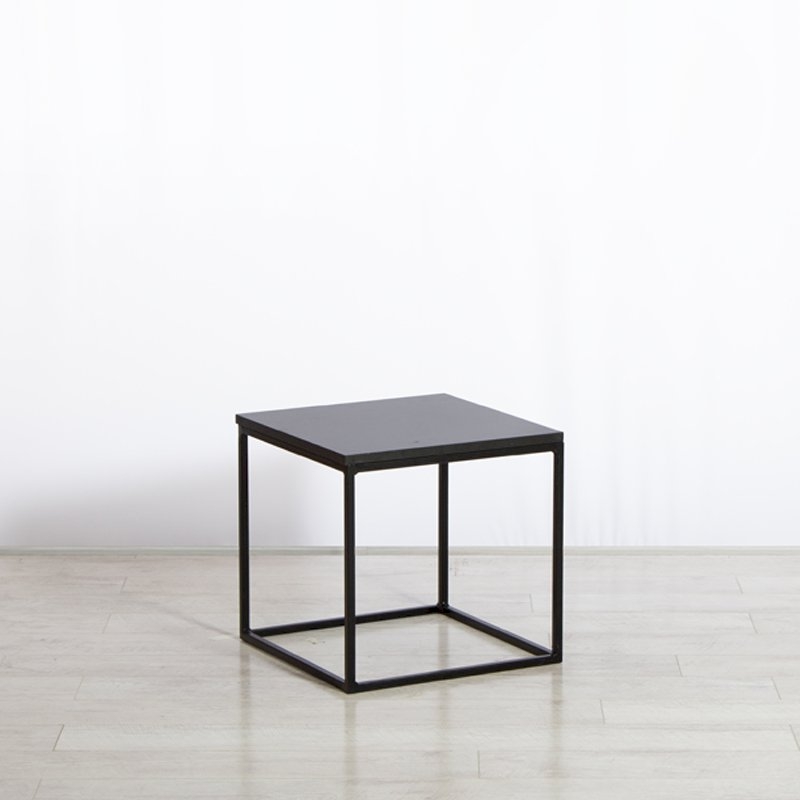 Box Frame Coffee Table Black 460 x 460 x 460 (h)
