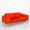 Lay Sofa - Burnt Orange Velvet
