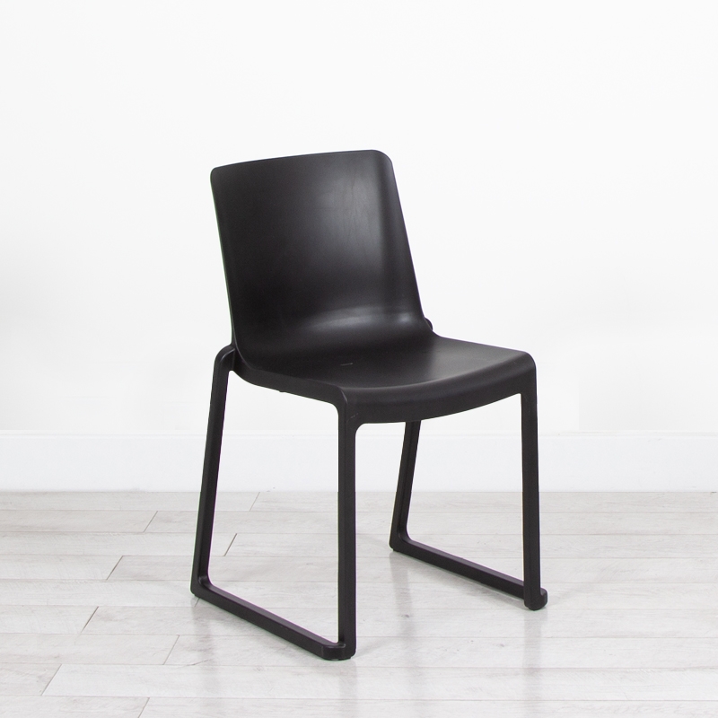 Kansas Linking Chair - Black