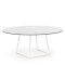 Dallas Round XXL Bistro Table - White