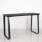 Utah Double Poseur Table - Black Base Black Top