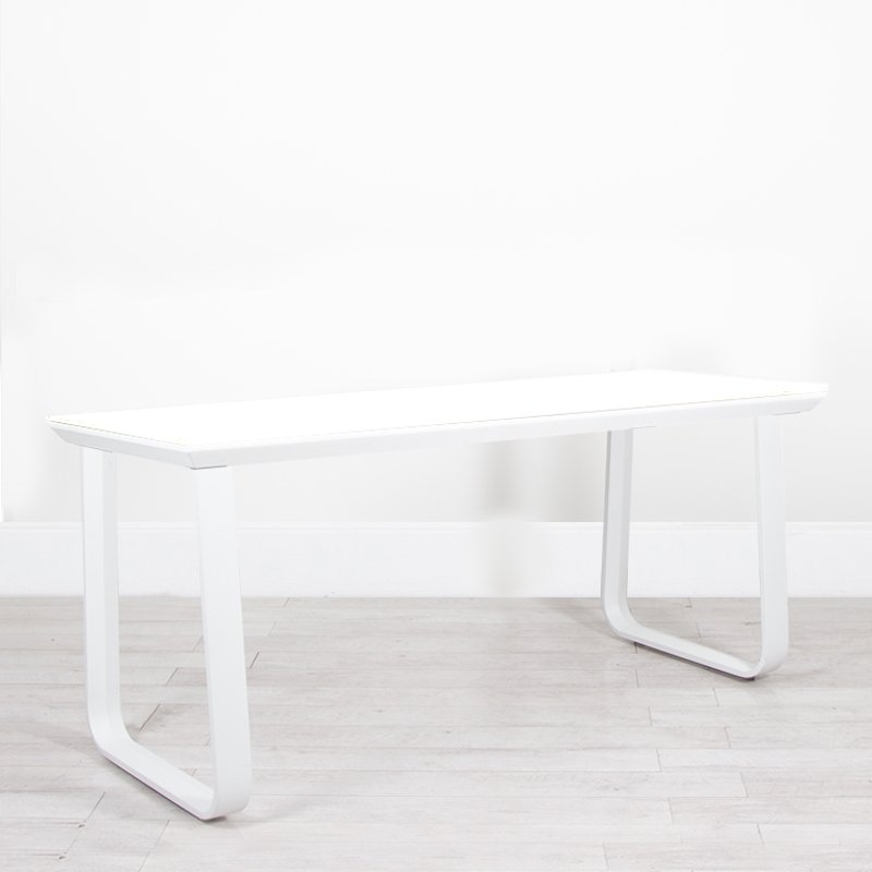 Utah Double Bistro Table - White Base White Top
