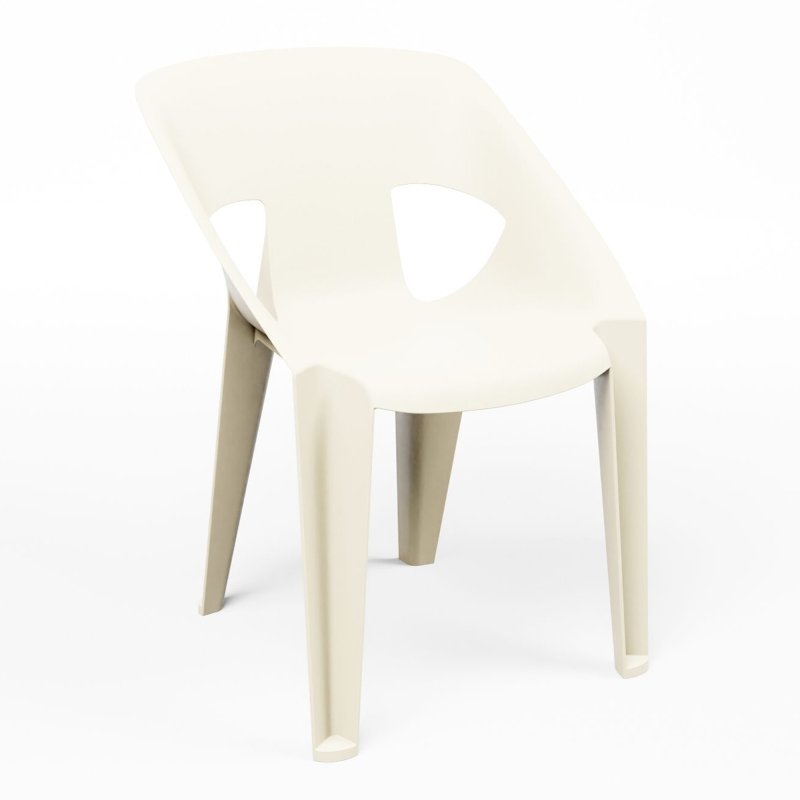 Ark Stacking Chair - White