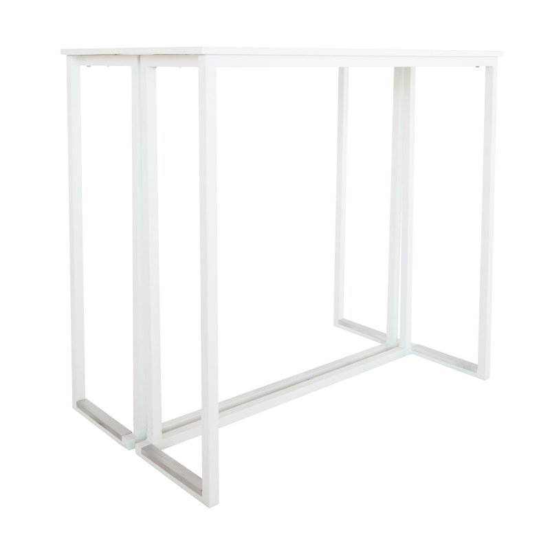 Nevada Double Wall Frame Table 1100h - White