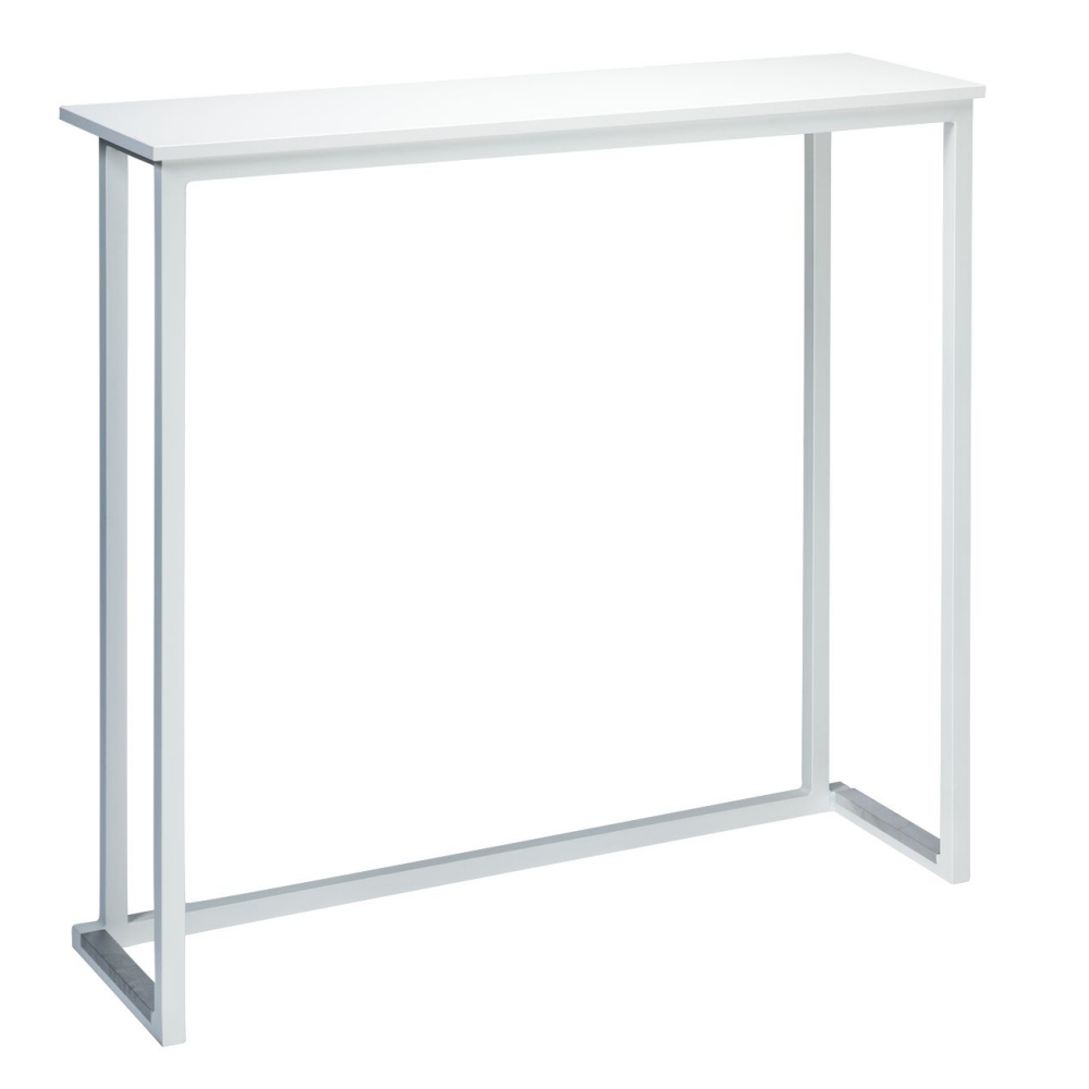 Nevada Single Wall Frame Table 1100h - White