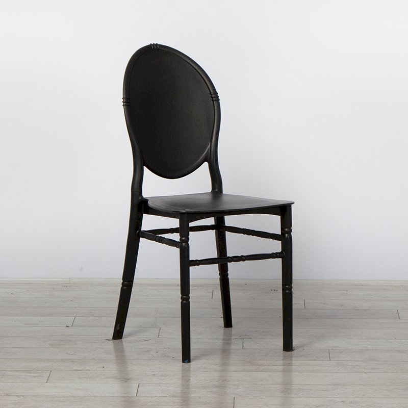 Black Medaillion Chair