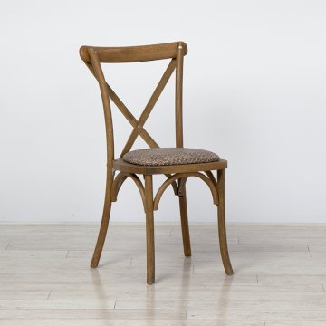 Oak Cross Back Chair