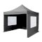 3m x 3m Black Popup Marquee With Sides