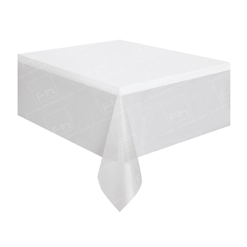 70 x 108 Inch White Tablecloth