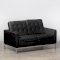 Two Seater Black Montague Sofa