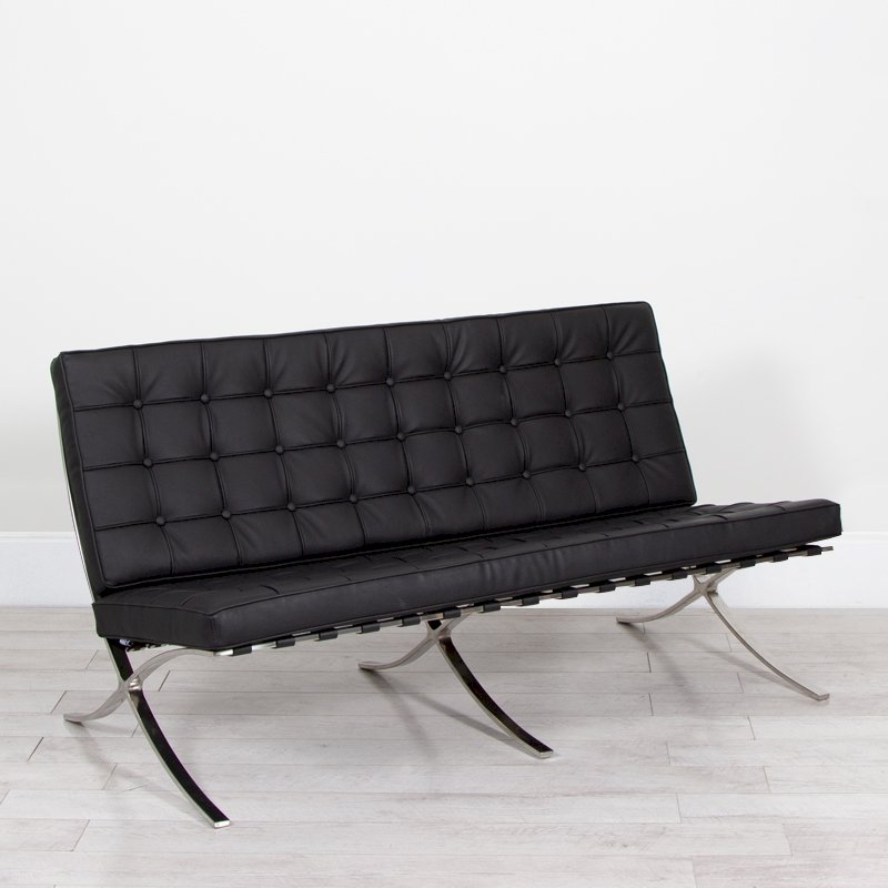 Barcelona Style Sofa - Black