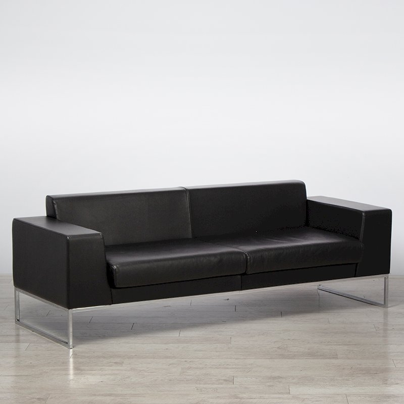 Black Lay Sofa Large