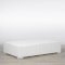 White Rattan Coffee Table Large