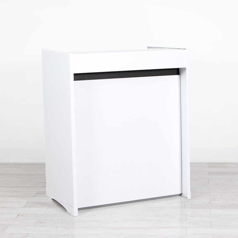 1m Straight Bar - White