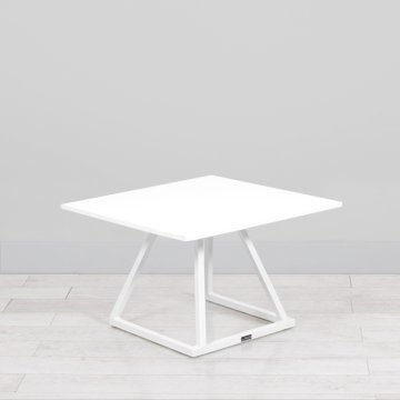 Dallas Square Coffee Table - White