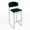 Ski Bar Stool - Green