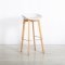 Low White Modular Esme Stool