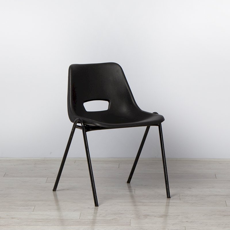 Black Plastic Chair