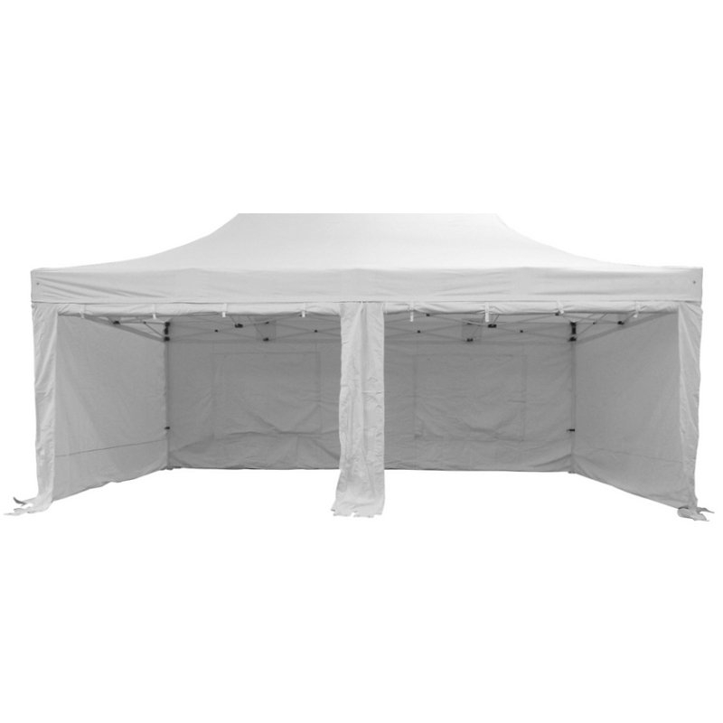 6m x 3m White Popup Marquee With Sides