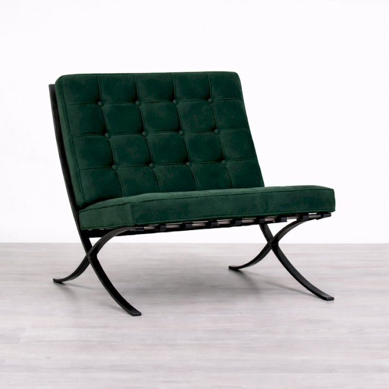 Barcelona Style Chair - Green