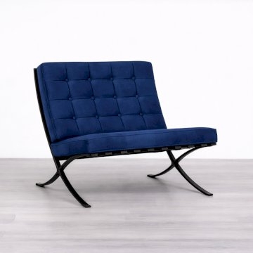 Barcelona Style Chair - Blue