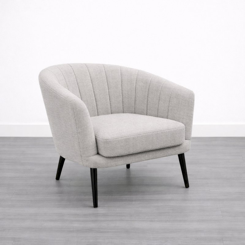 Milton Armchair - Silver
