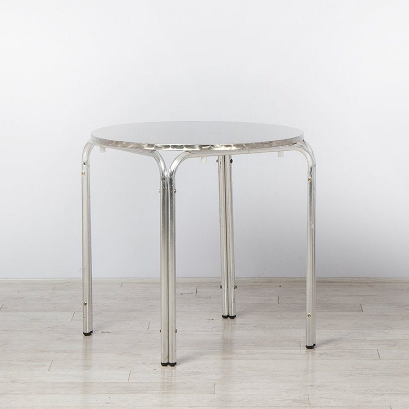 700mm Chrome Bistro Table (4 Legs)