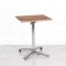 600mm Wooden Square Bistro Table - Chrome Frame