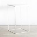Box Frame High Table White 600 x 600 x 1020 (h)