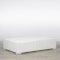 White Rattan Coffee Table Large