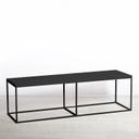 Box Frame Bench - Black 460 x 1600 x 460