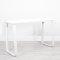 Utah Double Poseur Table - White Base White Top