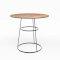 Black Spire Bistro Table - Rust Top
