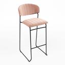 Ski Bar Stool - Pink