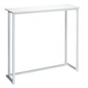 Nevada Single Wall Frame Table 1100h - White