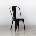 Black Tolix Style Stacking Chair