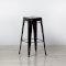 Black Tolix Style Bar Stool