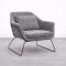 Compton Armchair - Grey Velvet (available from 12th July)