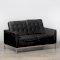 Two Seater Black Montague Sofa