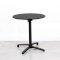 700mm Black Round Bistro Table - Black Frame