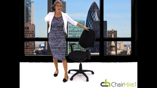 Black Office Chair with Arms