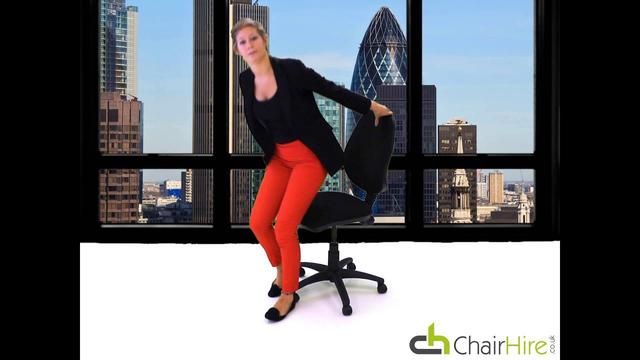 Black Office Chair without Arms