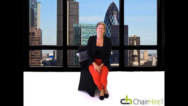 Banqueting Chair with Black Cover