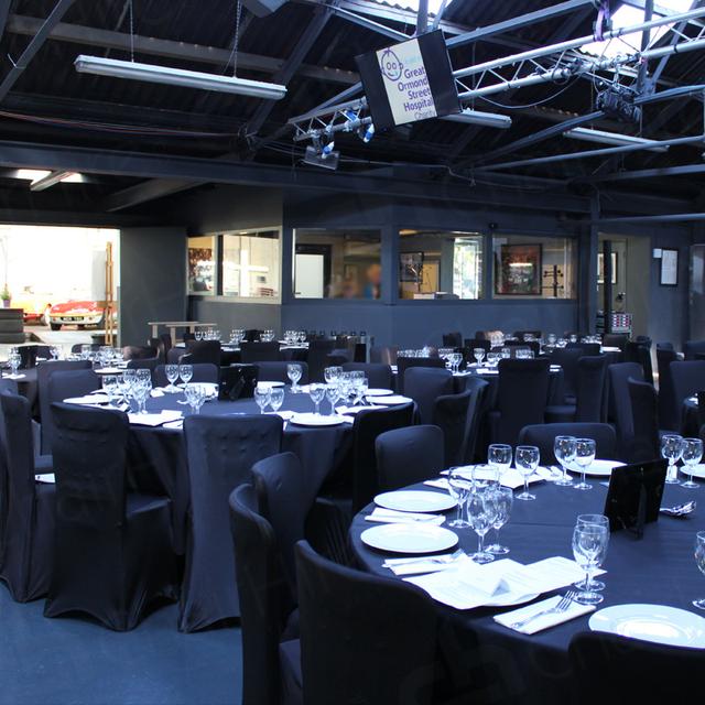 Charity Fundraiser https://d1hcs5uofxldvl.cloudfront.net/chair-hire/article_additional/classic-cars-and-furniture-hire3/classic-cars-and-furniture-hire3.jpg - Utilising banquet chairs at your charity fundraiser. 230 to be exact.