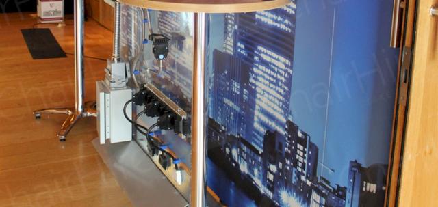 Renewable Energy Seminar https://d1hcs5uofxldvl.cloudfront.net/chair-hire/article_additional/corporate-seminars-cabling2/corporate-seminars-cabling2-740x350.jpg - Utilise our oak poseur tables for seminar stands.