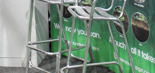 Exhibitions https://d1hcs5uofxldvl.cloudfront.net/chair-hire/article_additional/garden-and-press-event7/garden-and-press-event7-740x350.jpg - Aluminium stools for versatility.