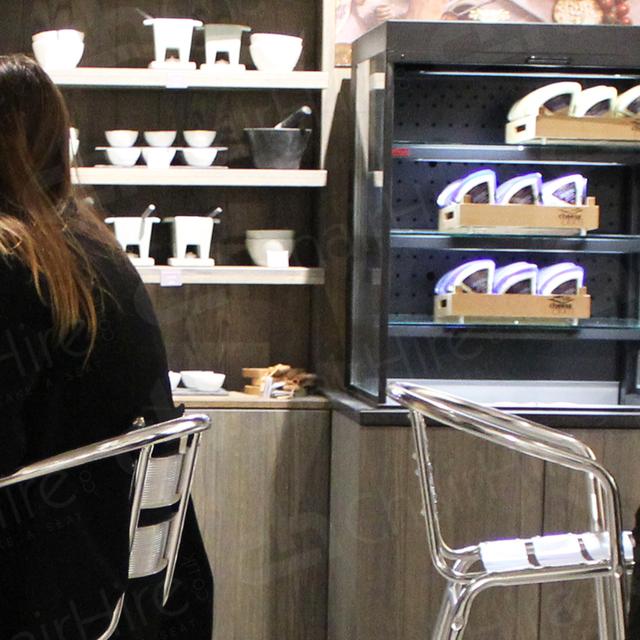 Pop Up Store https://d1hcs5uofxldvl.cloudfront.net/chair-hire/article_additional/pop-up-cheese-store2/pop-up-cheese-store2.jpg - Delicious products available for tasting.