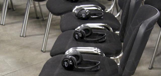 Furniture for Pop Up Cinema https://d1hcs5uofxldvl.cloudfront.net/chair-hire/article_additional/pop-up-cinema7/pop-up-cinema7-740x350.jpg - Seated for long periods of time? Our blue and black stacking chairs are the ideal choice.